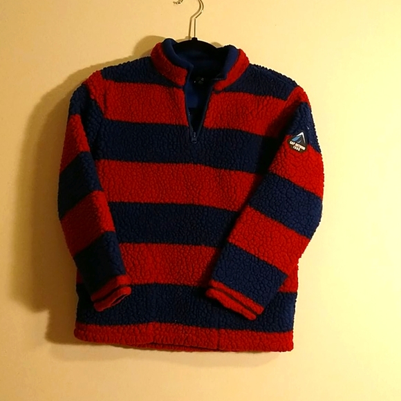 Gap red and blue teddy bear sweater - Picture 1 of 9